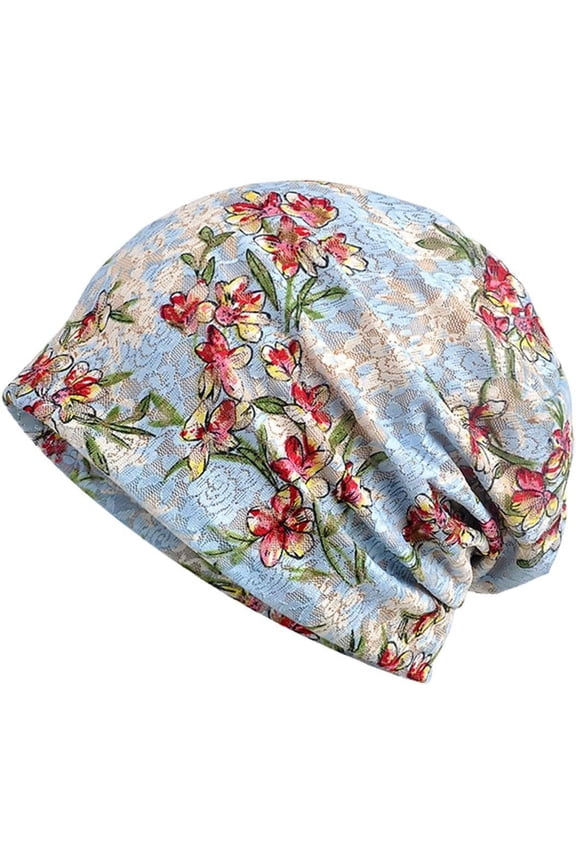 Lady Lace, Bonnet Bonnet with Flowers, Loose-Fitting Cap, Women's Fashion hat