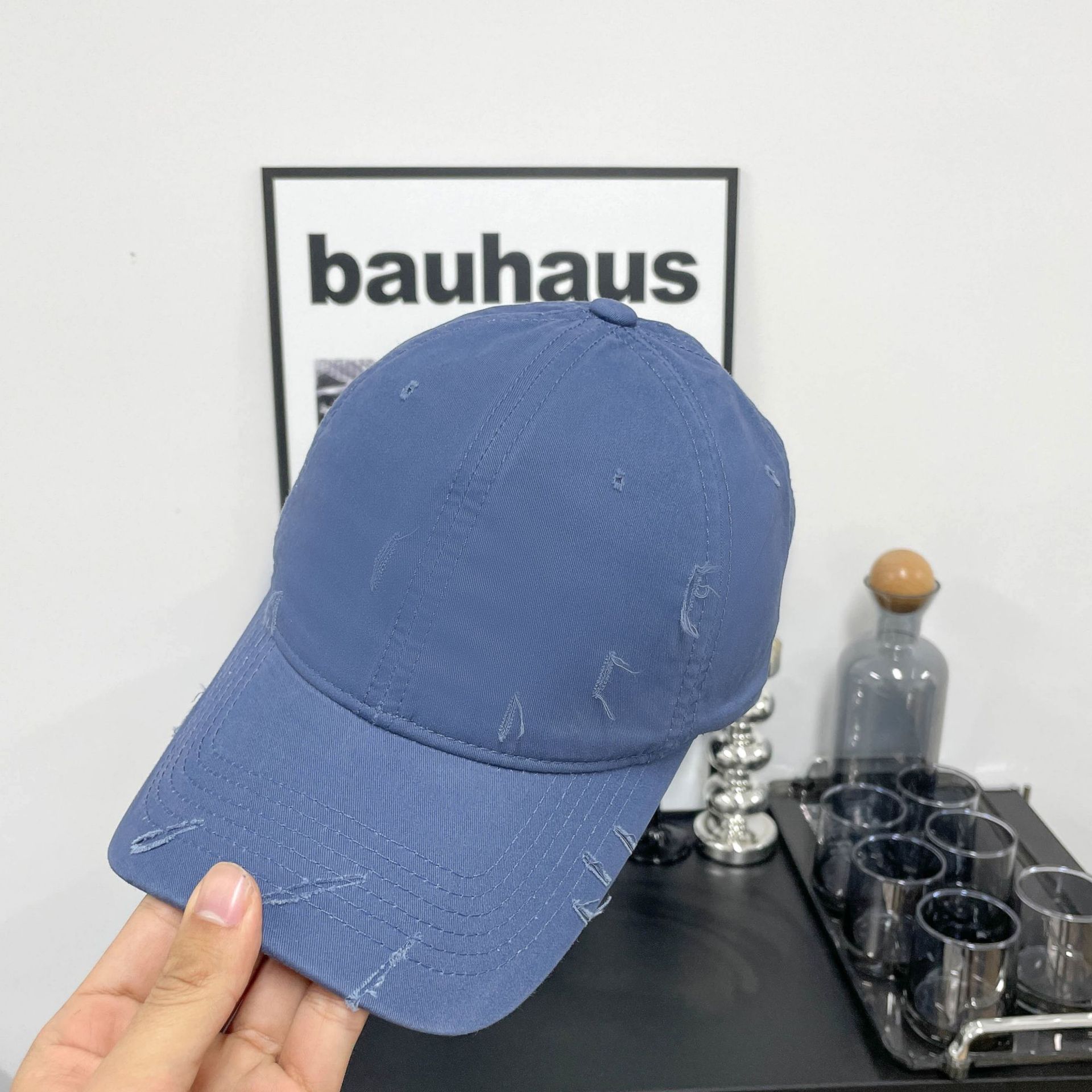 LinYooLi Make Old Grinding Water Washing Cotton Soft Top Baseball Hat