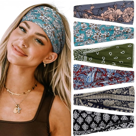LinYooLi Non Slip Headbands for Fashion Workout Yoga Sports Exercise Sweatbands Summer Accessories Elastic Bands