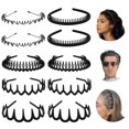 thumbnail image 1 of LinYooLi Plastic Hair Bands with Teeth, 10 Packs Thin Headbands for Women Girls Teens, Non Slip Hair Comb Head Bands Hair Accessories, 1 of 7