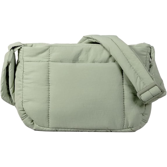 LinYooLi Puffer Bag Small Quilted Tote Bag for Women Lightweight Nylon Shoulder Crossbody Bags Filled with Cotton Purse