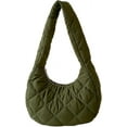 thumbnail image 1 of LinYooLi Quilted Bag Purse for Women Puffer Crescent Bag Nylon Hobo Handbag Lightweight Padding Shoulder Bag for Work, 1 of 7