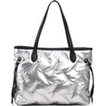 thumbnail image 1 of LinYooLi Quilted Tote Bag Soft Trendy Leather Puffer Tote Bag for Women Light Winter Down-Filled Shoulder Handbags Purse, 1 of 6