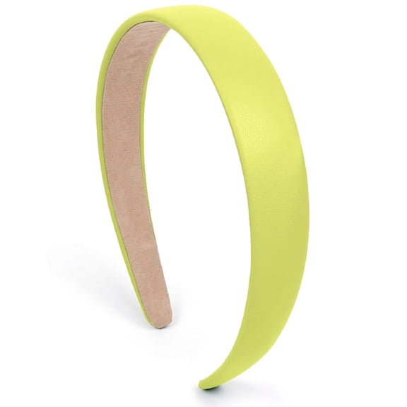 LinYooLi Red Headbands for Women 1 Inch Christmas Headbands Wide Thick Red Hairband Faux Leather Headband for Women and Girls Fashion Plastic Hard Head Band Solid Colors