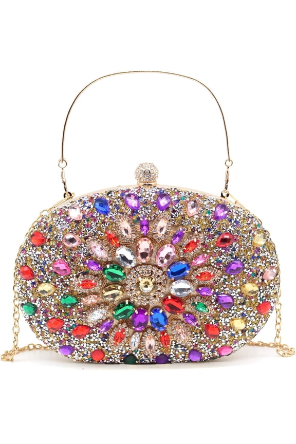 Rhinestone Evening Clutch Purses for Women Wedding Clutch Party Purses Bridal Diamonds Clutch Prom Cocktail Handbags