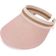 thumbnail image 1 of LinYooLi Simple Straw Hat Travel Cap Sun Visor Hat, 1 of 7