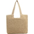 thumbnail image 1 of LinYooLi Straw Beach Bag, Summer Woven Tote Bag Large Shoulder Handbag Straw Purses and Handbags for Women, 1 of 7