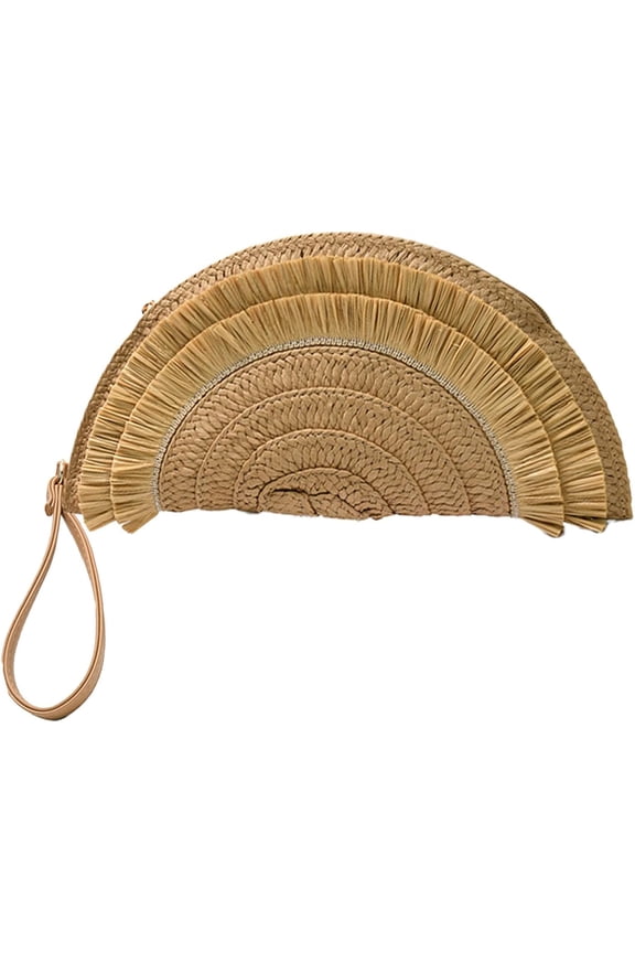 Straw Beach Bag Summer for Women Small Woven Bag Rattan Envelope Clutch Purse Raffia Bag for Travel, Vacation