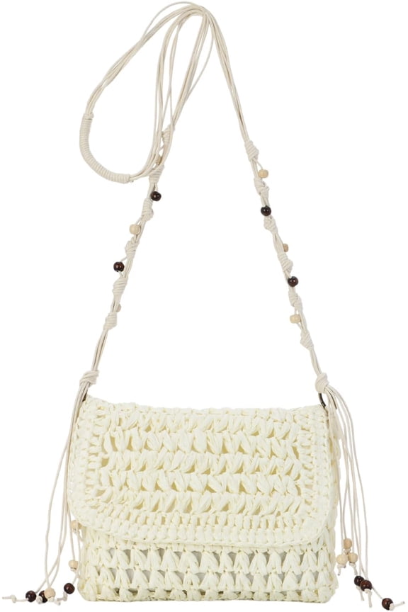 Straw Clutch Purse for Women Envelope Wallet Straw Crossbody Shoulder Handbags Summer Beach Woven Bag