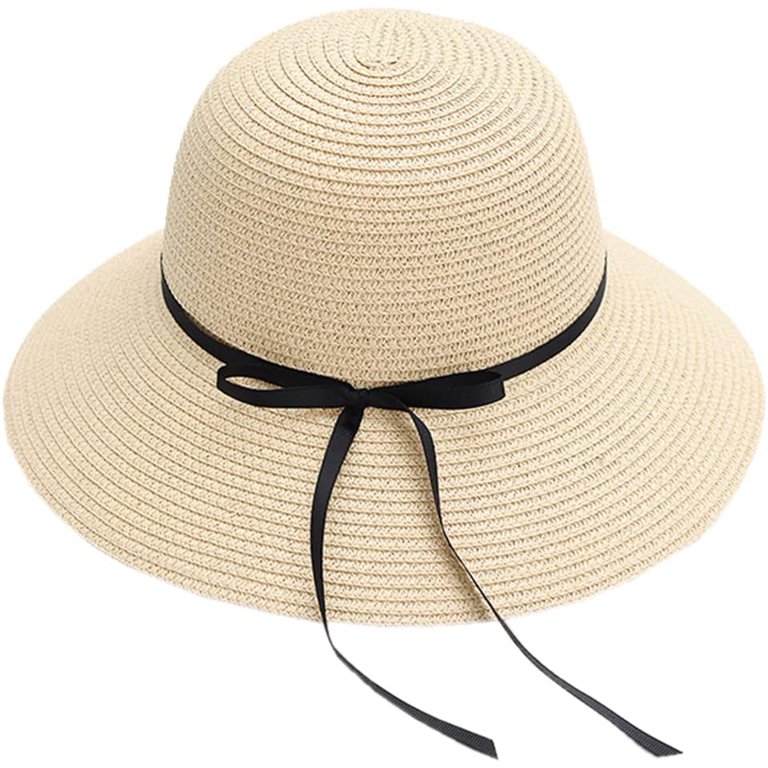 Women’s Foldable Packable Large Brim Sunhat bralafia Oversized Beach Sun Hat for Women Foldable Large  main image 3
