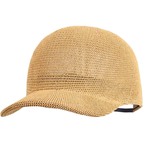 LinYooLi Unisex Adults Straw Woven Visor Sunhat Summer Outdoor Travel Baseball Cap
