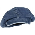 thumbnail image 1 of LinYooLi Unisex Japanese Oversized Denim Cotton Newsboy Hats Vintage Unisex Paperboy Painter Beret Cap, 1 of 5