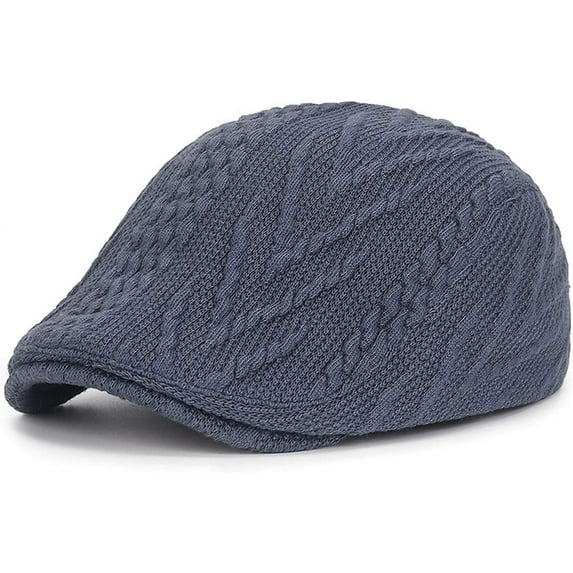 LinYooLi Unisex Knit Flat Cap Beret, Newsboy hat, Driver hat