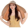 thumbnail image 1 of LinYooLi Wide Brim Beach Hats Sun Hats for Women Bucket Hat Sun Protection Hat Visors Fishing Cap for Travel Beach Outdoor 2024, 1 of 3