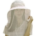 thumbnail image 1 of LinYooLi Wide Brim Sun UV Protection Sunhat with Mesh Veil Head Net Hat, 1 of 3