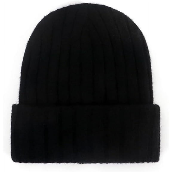 LinYooLi Winter Knitted Beanie Hat for Women Men Cuffed Beanie Cap Knit Warm Skull Cap