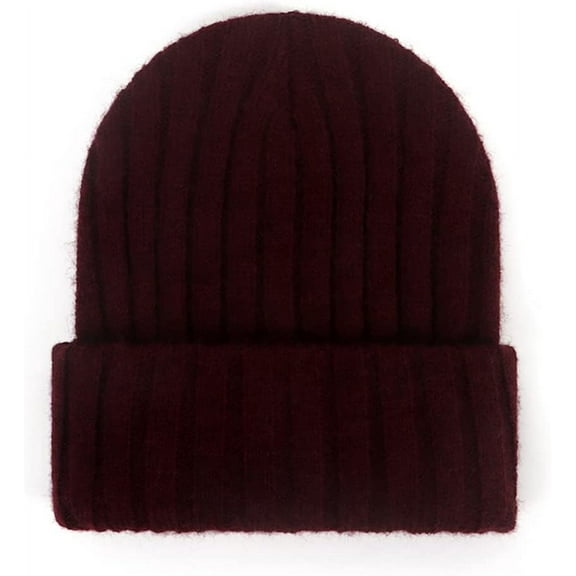 LinYooLi Winter Knitted Beanie Hat for Women Men Cuffed Beanie Cap Knit Warm Skull Cap