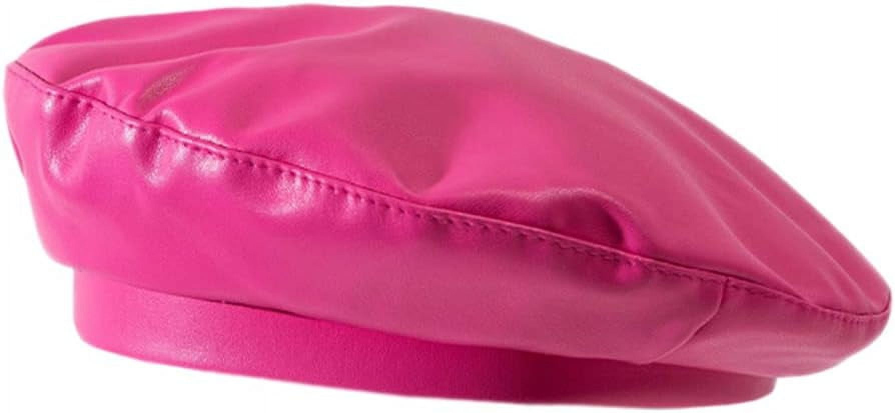 LinYooLi Women Girls PU Leather French Themed Party Beret Hats Vintage ...