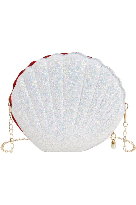 Women Mini Seashell Cross-body Bag Shoulder Bag Evening Clutch Handbag