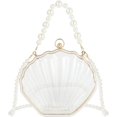 thumbnail image 1 of LinYooLi Women Mini Seashell Evening Clutch Top-Handle Bag Cross-body Bag, 1 of 8