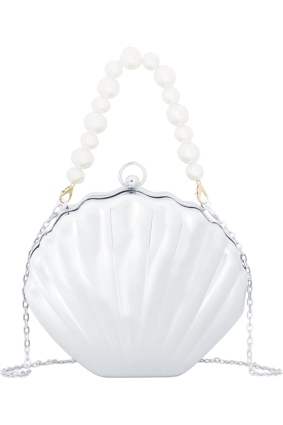 Women Mini Seashell Evening Clutch Top-Handle Bag Cross-body Bag
