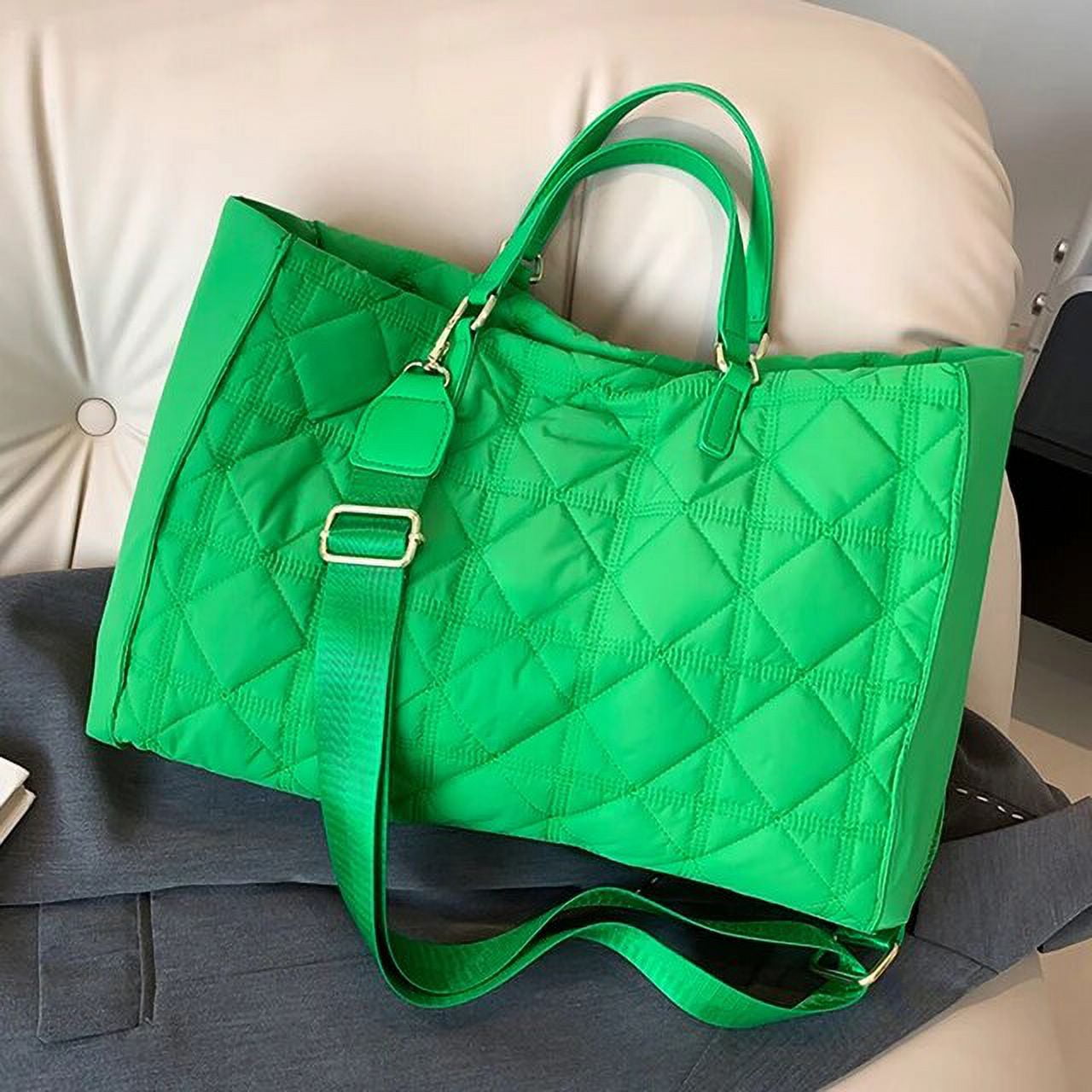 Ulisty Women's Imitation Tinfoil Tote Bag - Stylish & Spacious Everyday Shoulder Bag