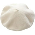 thumbnail image 1 of LinYooLi Women Soft Wool Blend French Beret Hats Basic Warm Sweet Artist Hat, 1 of 4