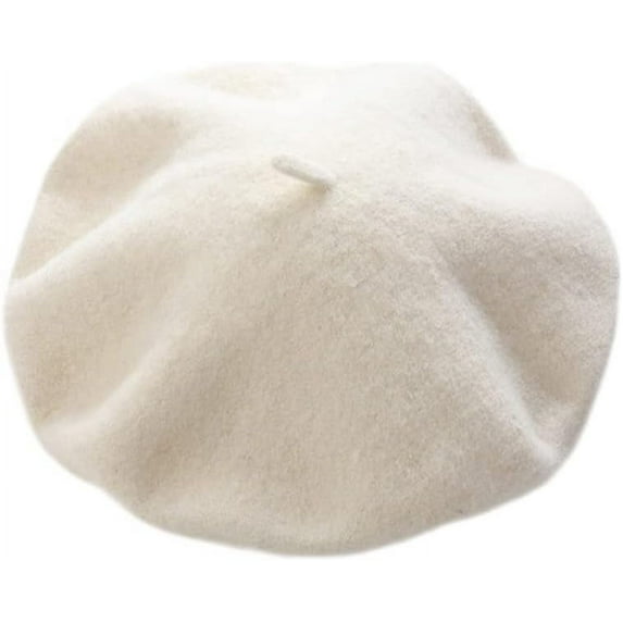 LinYooLi Women Soft Wool Blend French Beret Hats Basic Warm Sweet Artist Hat