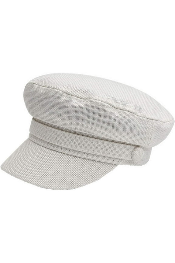 Women Yacht Captain Sailor Hat Newsboy Beret Cap
