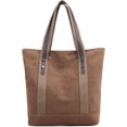 thumbnail image 1 of LinYooLi Women's Canvas Shoulder Bags Retro Casual Handbags Work Bag Tote Purses, 1 of 6