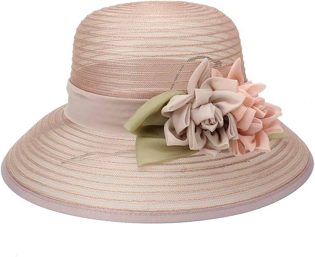 LinYooLi Women's Sun Hat, Summer Travel Hat, Foldable Wide Brimmed ...