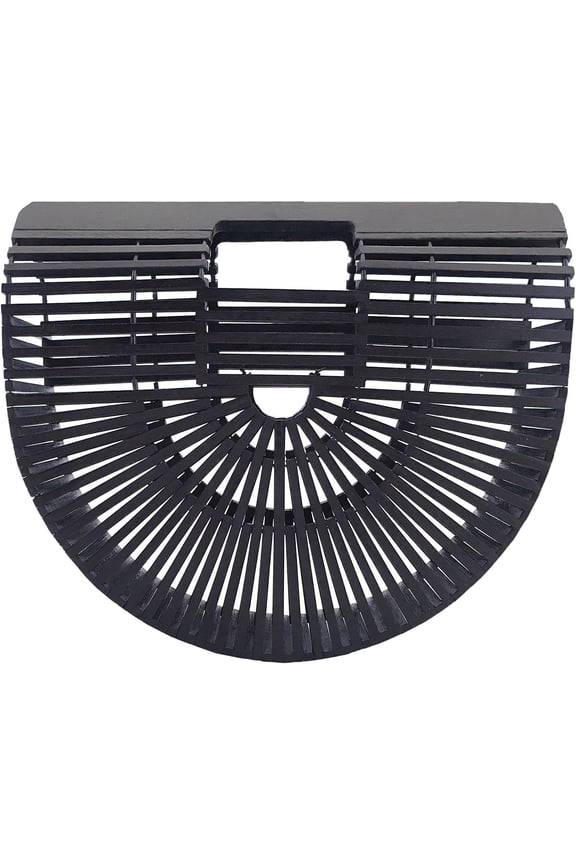 Womens Bamboo Handbag Handmade Large Tote Beach Bag