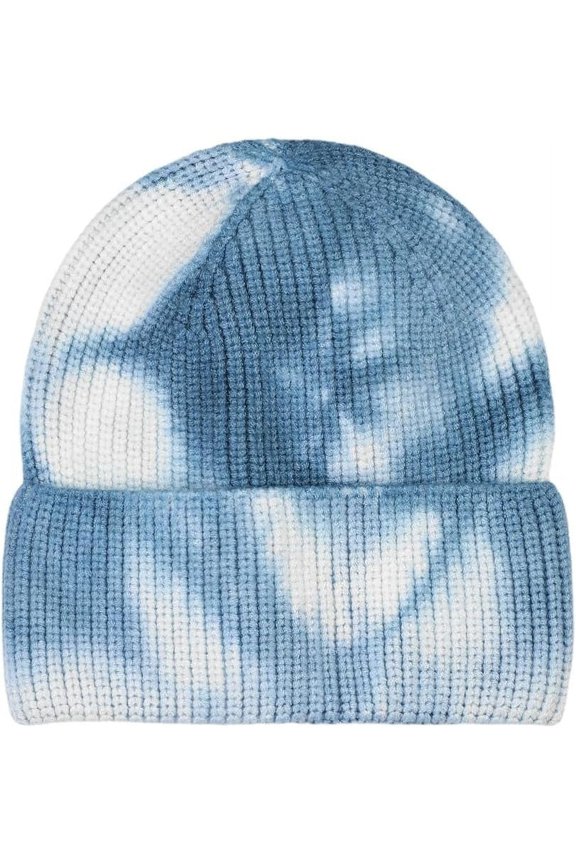 Y2K Beanie for Women Hip Hop Graphic Hats Gradient Cap Decoration Warm Caps Men Knitted Wool Winter Beanies