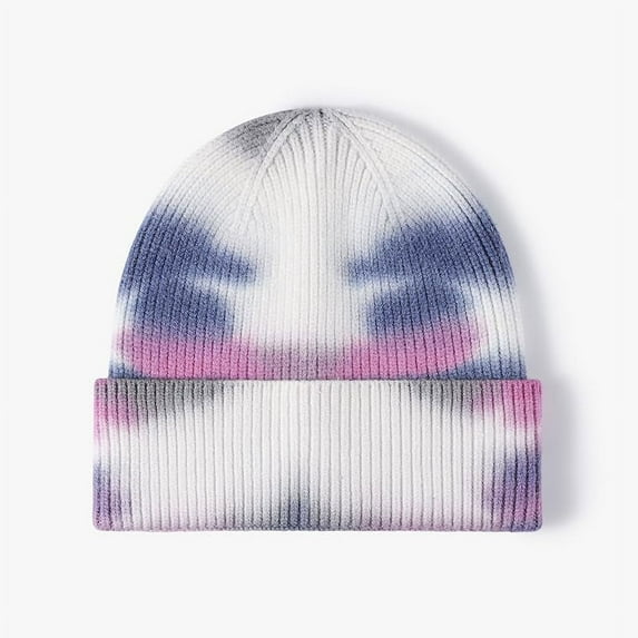 LinYooLi Y2K Beanie for Women Hip Hop Retro Hats Gradient Cap Decoration Warm Caps Men Knitted Wool Winter Beanies