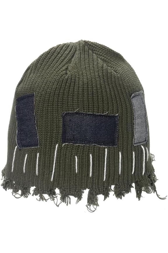Y2k Beanie for Women Crochet Hats Beanies Hat Grunge Accessories Emo Slouchy Warm Men Holes Knitted Hats