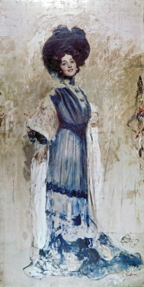 Lina Cavalieri Canvas Art - (24 x 36)