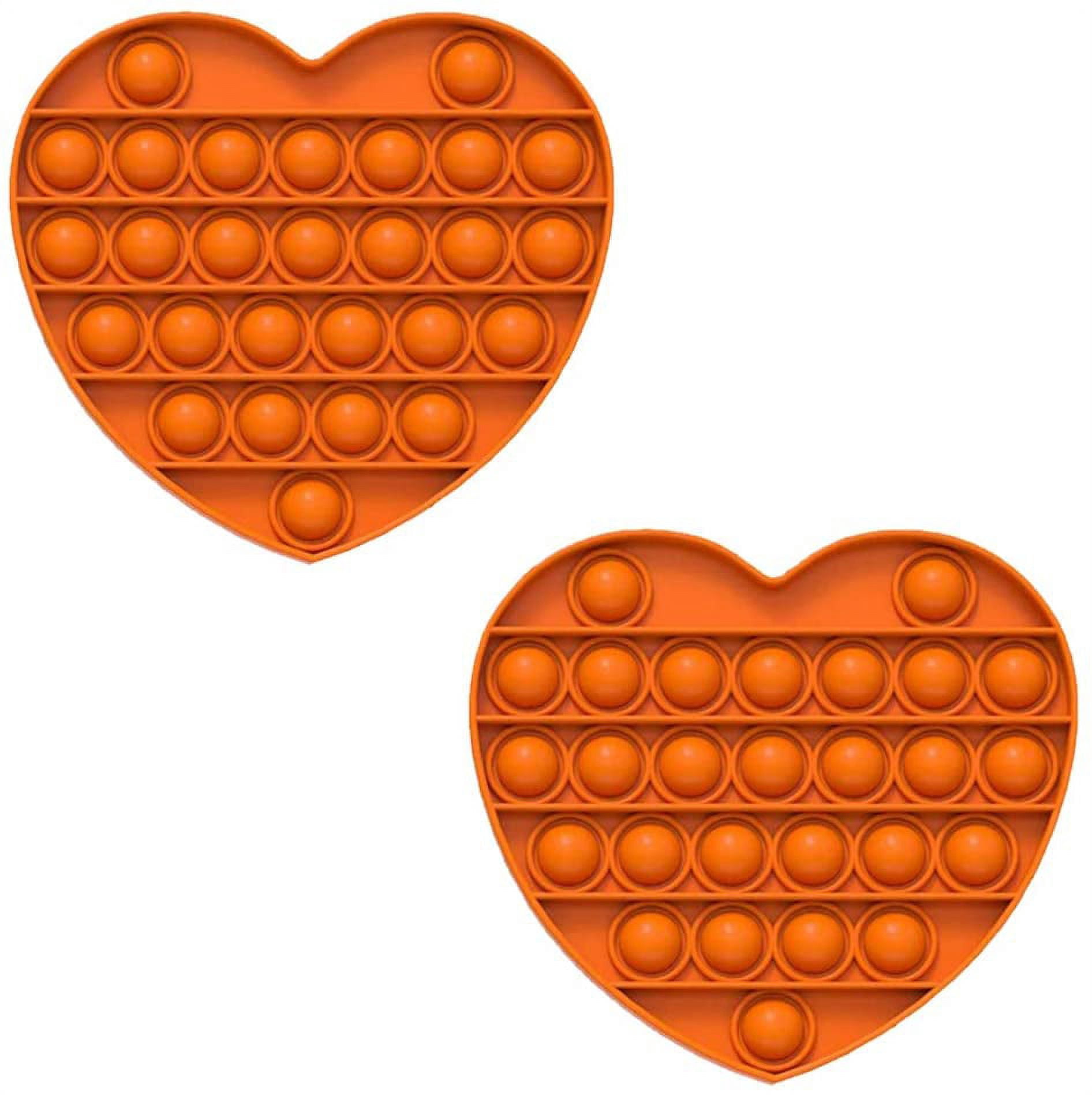 Lina Flexible, Sturdy, Resilient Silicone Made Fidget Blocks (2xOrange ...