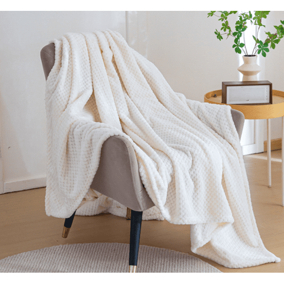 Linaba Clearance Fleece Blanket Queen Size Luxury Bed Blanket Anti-Static Fuzzy Soft Blanket Microfiber