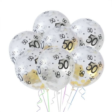 Gold Number 50 Balloon Foil Mylar 40Inch Balloons for 50th Birthday ...