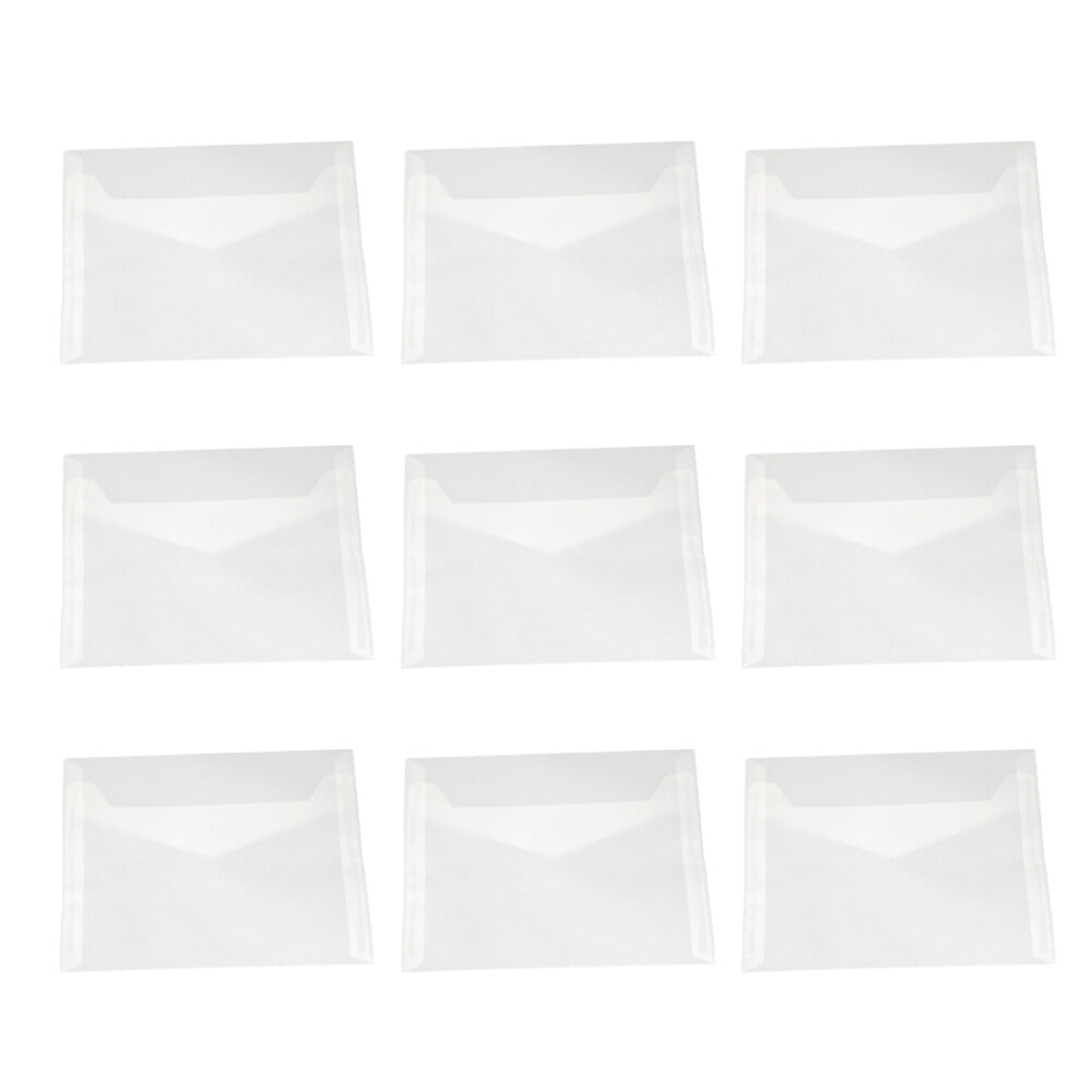 Linaichen 50 Vellum Invitation Envelopes - DIY Gift Envelope (12.5x17