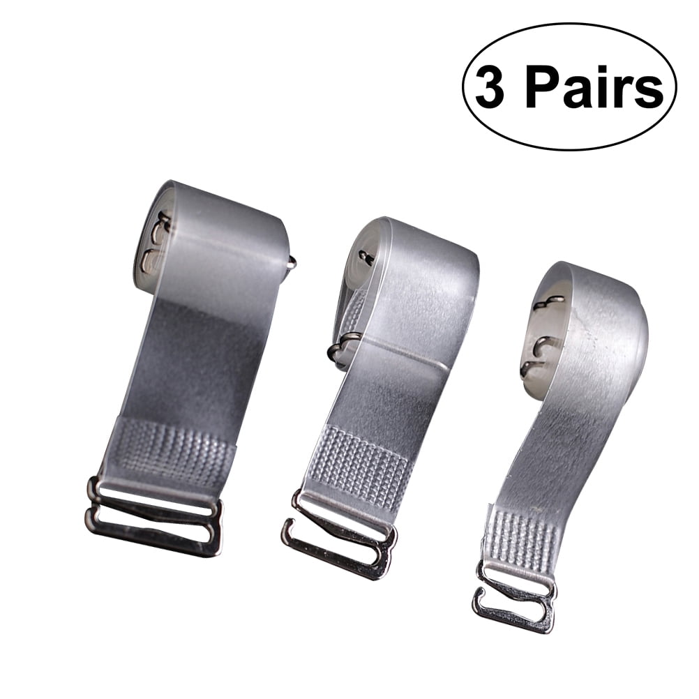 Linaichen Shoulder Strap 3 Pairs of Adjustable Plastic Transparent ...