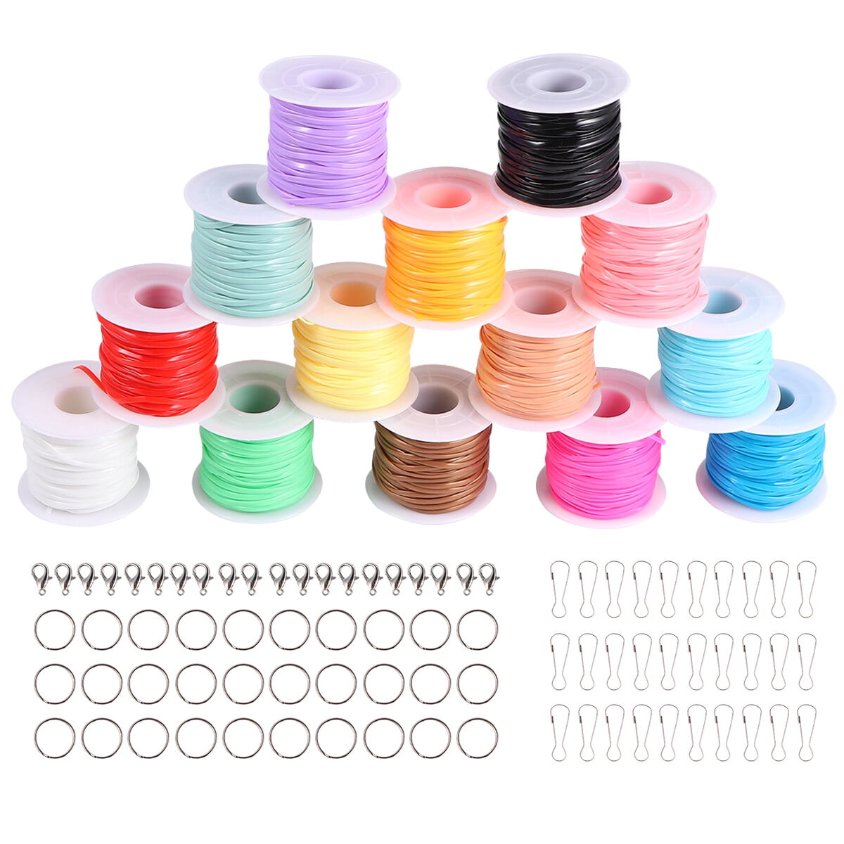 Linaichen plastic rope 1 Set Flat Braided Rope Eco-friendly PVC Plastic ...