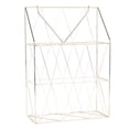 thumbnail image 1 of Linaichen wall shelf Mail Organizer Wall Mount Key Holder Hanging Basket Golden, 1 of 9