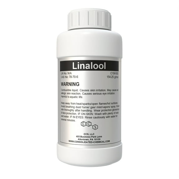 Linalool | High Purity Fragrance Compound - 250mL (8 Fl Oz)