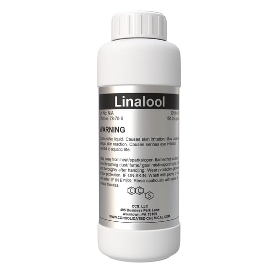 Linalool | High Purity Fragrance Compound - 500mL (16 Fl Oz)