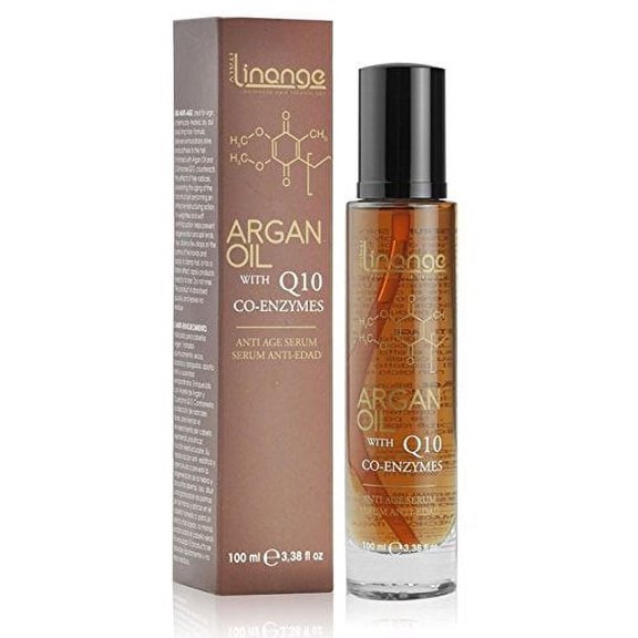 Linange Anti Age Serum with Argan Oil and Q10 Co-enzymes 3.38 Oz