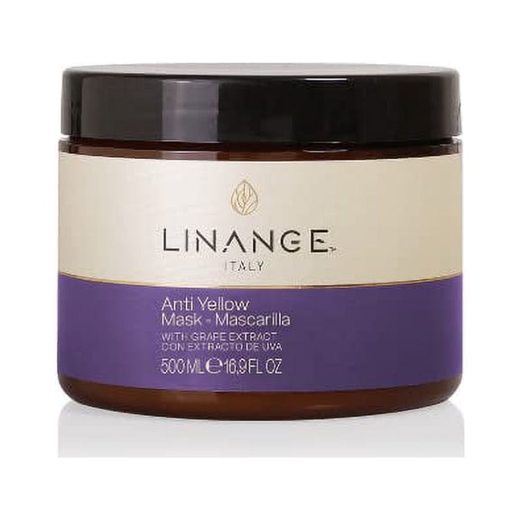 Linange Anti Yellow Mask w/ Shea Butter & Grape Extract - 500ml / 16.9fl oz - VEGAN