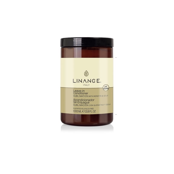 Linange Italy - Leave-in Conditioner - Sublimation with Keratin & Goji - pH4.5/5.0 1000 ml
