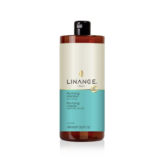 Linange Italy - Purifying Shampoo - with Tea Tree Oil - pH 5.3/5.7-965 ml