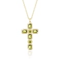 thumbnail image 1 of Linawe Peridot Green Cross Necklace for Women, Gold Plated Jewelry Cross Charm Pendant Chain Necklace, Crystal Imitation Diamond Birthstone Rhinestone Necklace, Catholic Birthday Mom Gifts, 1 of 7